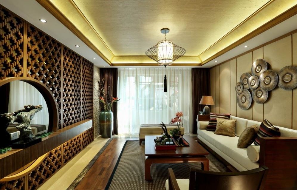 室內裝修萬利園110平方米三居-東南亞風格室內設計家裝案例