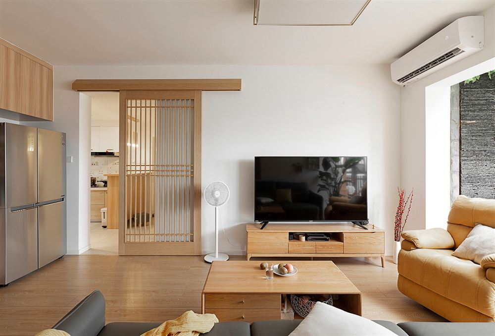 清逸佳園115三居平方米-原木日式風格家裝設計室內裝修效果圖