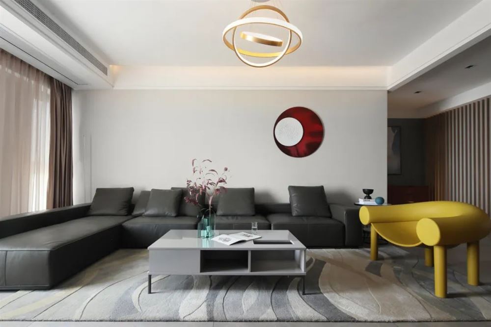 室內裝修雅美灣136平米四居-現代簡約風格室內設計家裝案例