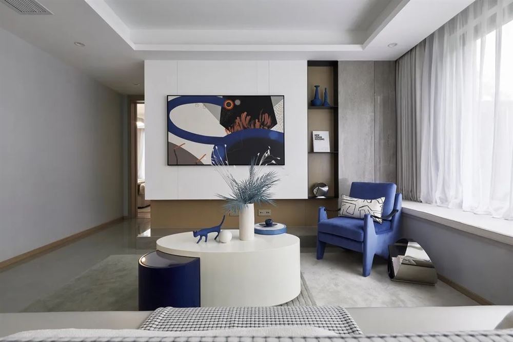 室內裝修盛世盤龍101平米三居-現代簡約風格室內設計家裝案例