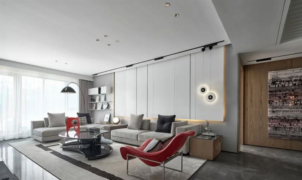 室內裝修碧桂花城174平米平層-現代簡約風格室內設計家裝案例