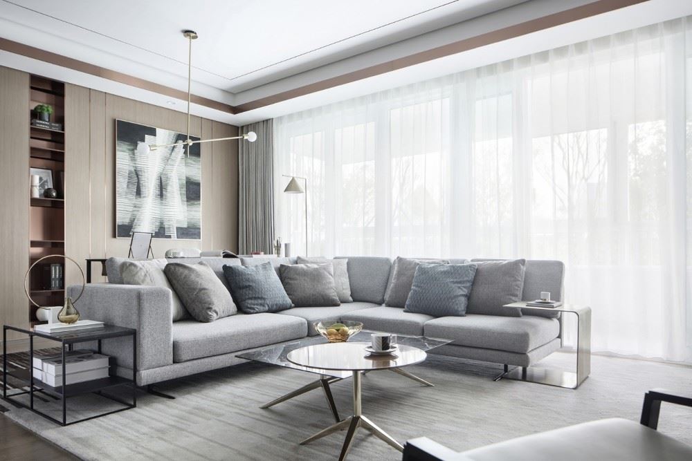 室內裝修海駿達海倫堡138平米四居-現代輕奢風格室內設計家裝案例
