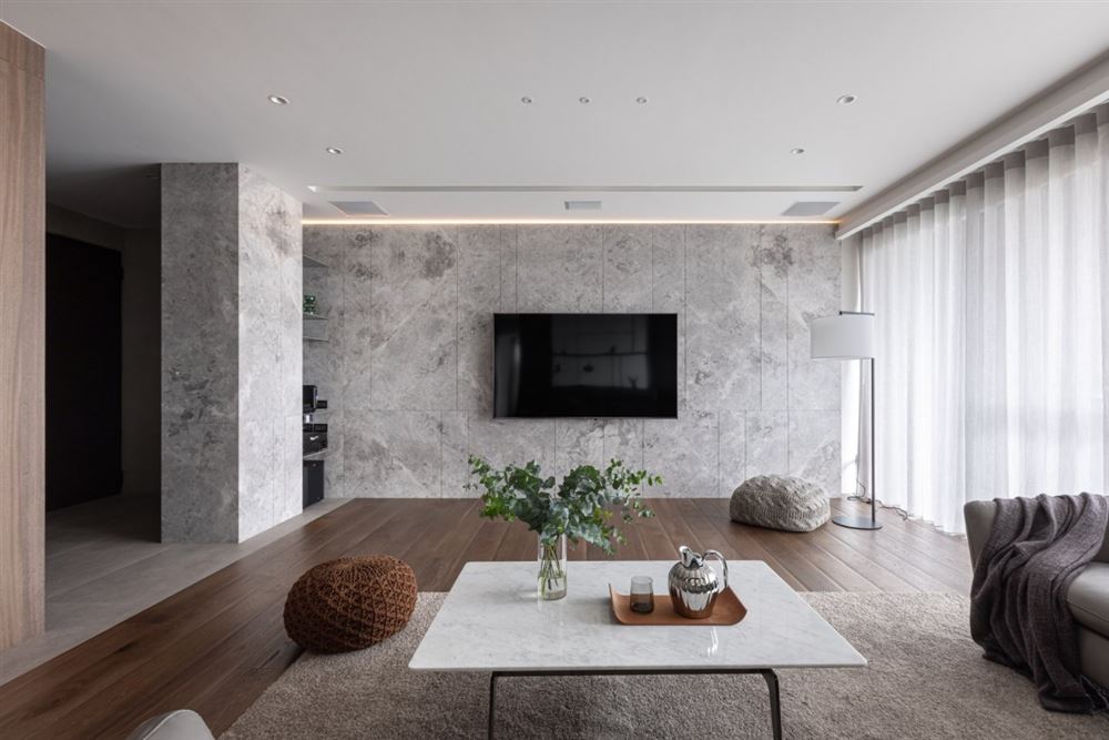 室內裝修美的君蘭江山168平方米四居-現代簡約風格室內設計家裝案例