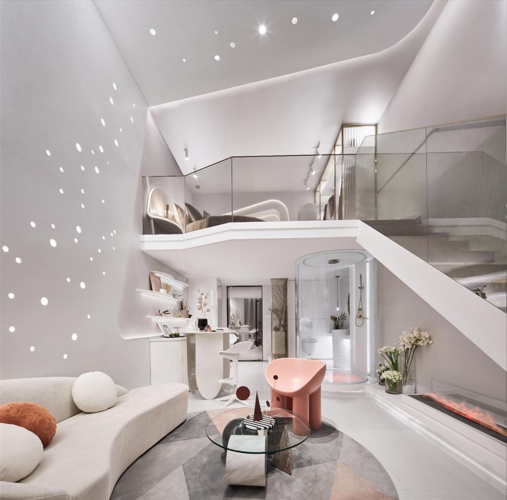 室內裝修時代傾城48平米公寓-現代輕奢風格室內設計家裝案例