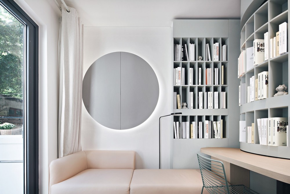 現代簡約風格公寓室內設計案例-客廳