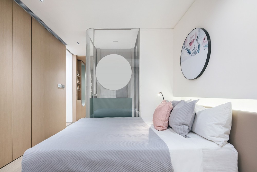 現代簡約風格公寓室內設計案例-臥室