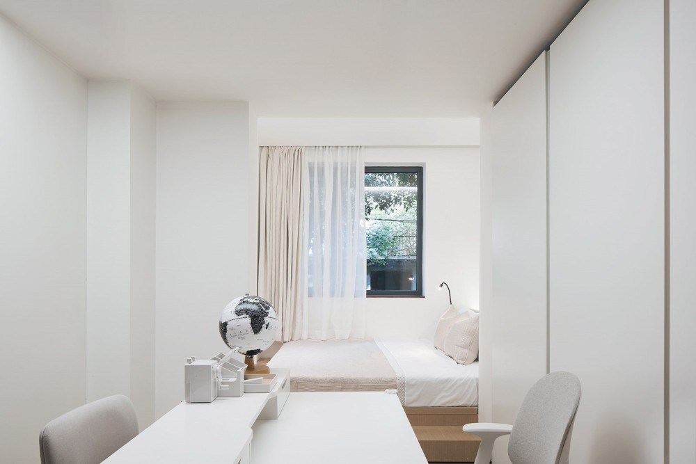 現代簡約風格公寓室內設計案例-辦公區