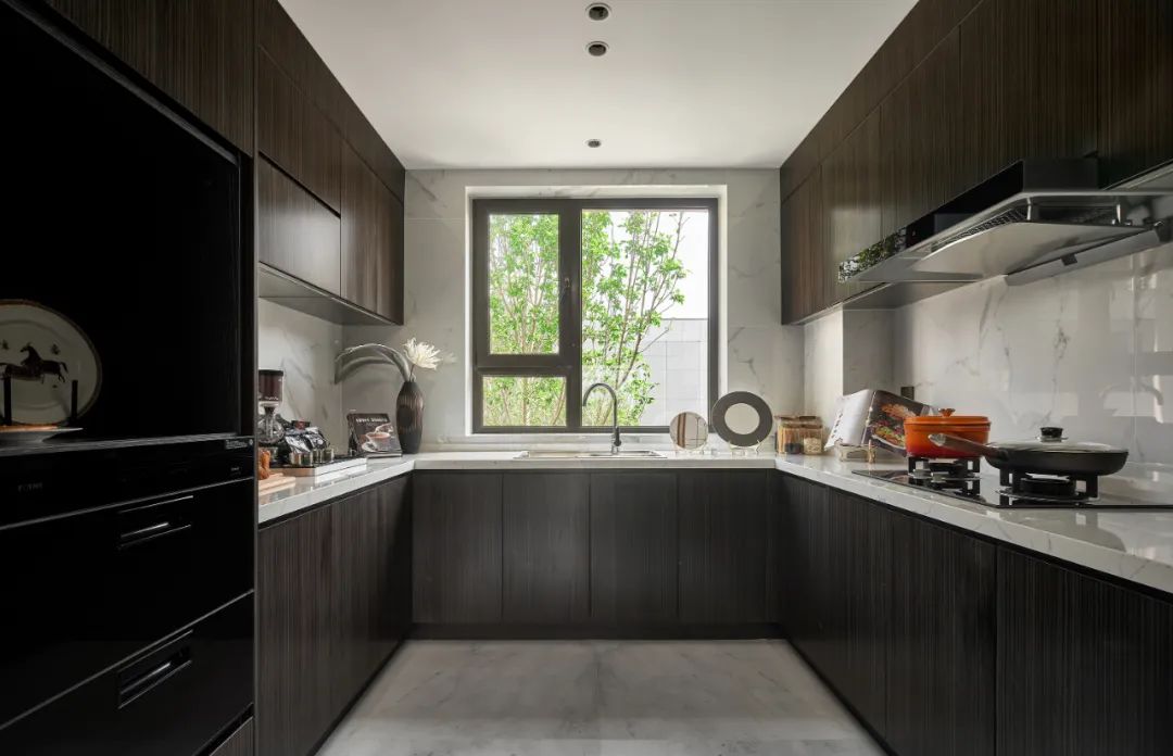 美式摩登風格室內設計家裝案例-廚房