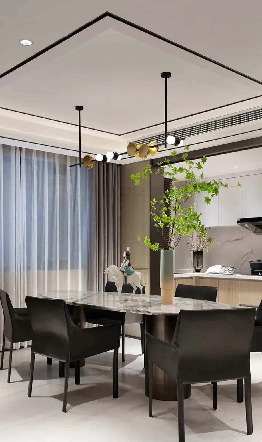 現代簡約風格室內設計家裝案例-餐廳