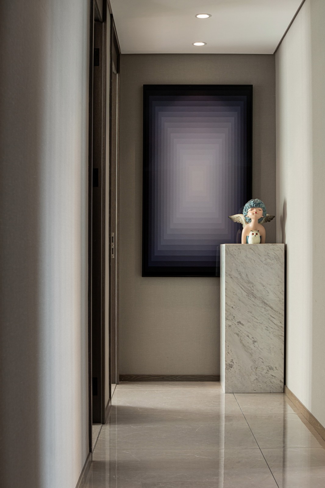 現代輕奢風格室內設計家裝案例-走廊